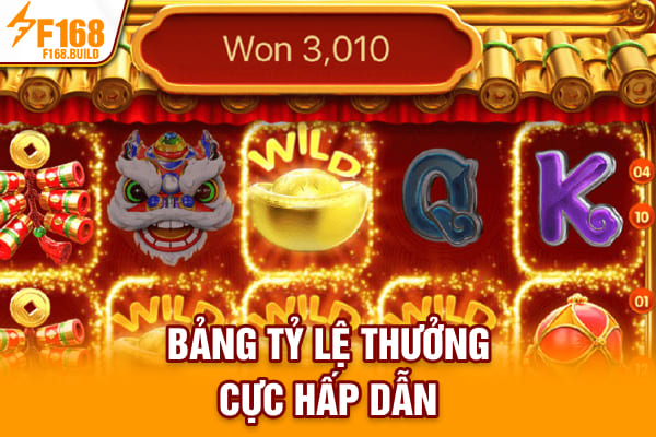 Bảng tỷ lệ thưởng cực hấp dẫn