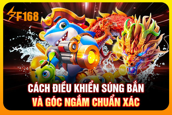 Cách điều khiển súng bắn và góc ngắm chuẩn xác