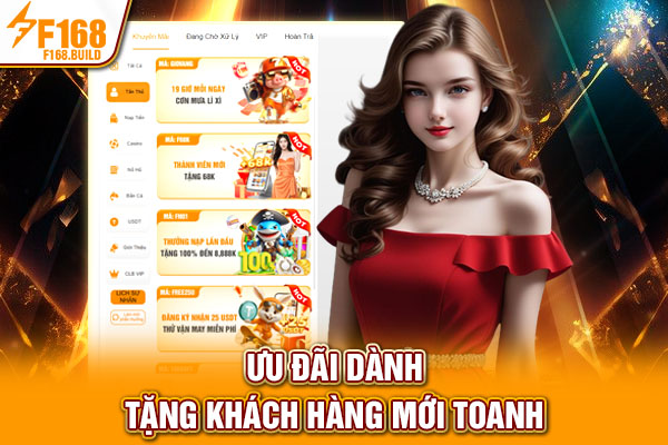 Ưu đãi dành tặng khách hàng mới toanh